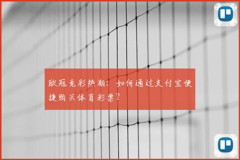 欧冠竞彩热潮：如何通过支付宝便捷购买体育彩票？